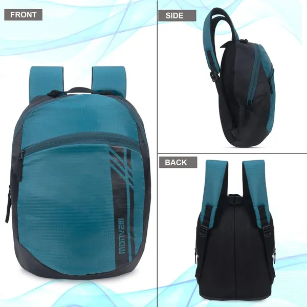 Green_And_Black_Pu_Backpack_For_Men_And_Women