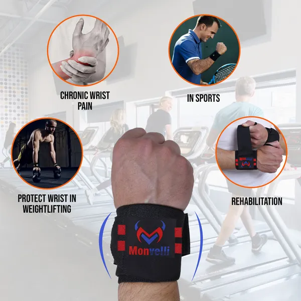 Black_Basic_Weightlifting_Wrist_Band_With_Thumb_Hand_Support