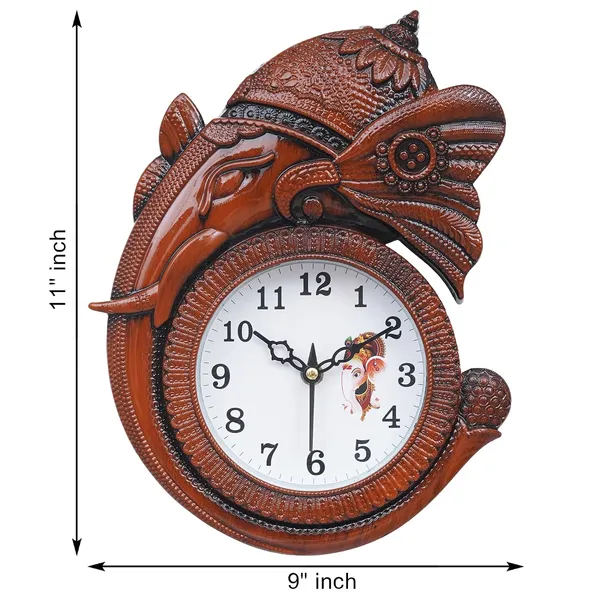 Advikcraft_Designer_Ganesha_Wall_Clock_Handcrafted_Polyresin_Analog_Clock_For_Home_Pooja_Room_Decor_28_X_23_Cm_Antique_Bronze_Finish_Brown