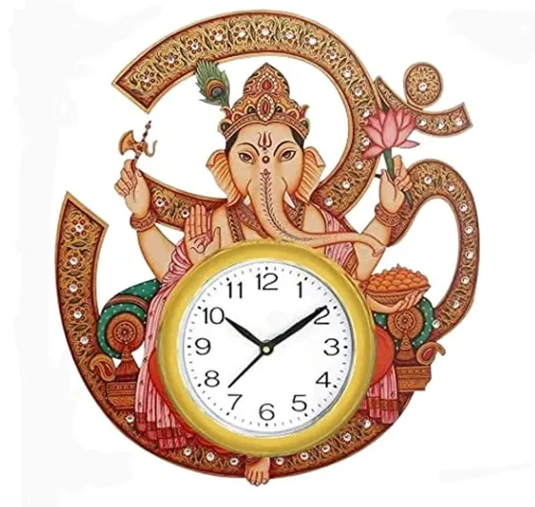 Lord_Ganesha_Wall_Clock_Decorative_Om_Design_Wooden_Wall_Clock_For_Home_Living_Room_Handcrafted_Spiritual_Timepiece_15x13_5_Inch
