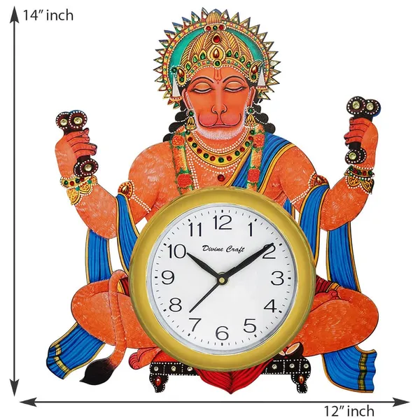 Hanuman_Wall_Clock_Traditional_Indian_Design_Decorative_Clock_For_Home_Temple_Office_Spiritual_Religious_Art_Wall_Hanging_14_X_12_Inches