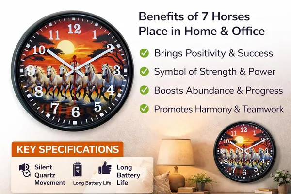 Wall_Clock_12_Inch_Silent_Non_Ticking_Quartz_Roman_Numeral_Antique_Design_Decorative_Round_Wall_Clock_For_Living_Room_Bedroom_Office_Home_Decor_Running_Horses_Wall_Clock
