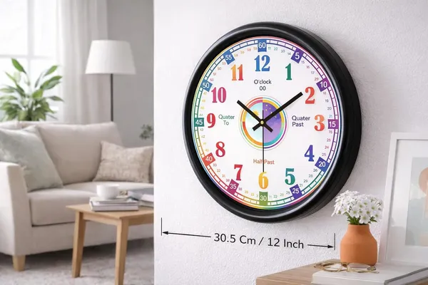 Wall_Clock_12_Inch_Silent_Non_Ticking_Quartz_Roman_Numeral_Antique_Design_Decorative_Round_Wall_Clock_For_Living_Room_Bedroom_Office_Home_Decor_The_Paradox_Learning_Wallclock