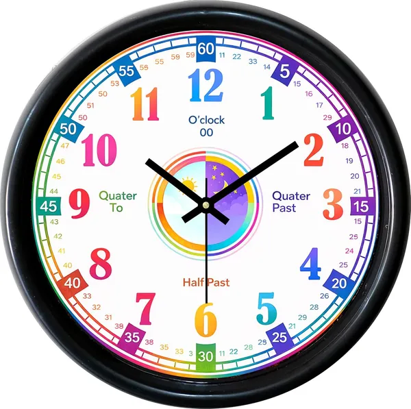 Wall_Clock_12_Inch_Silent_Non_Ticking_Quartz_Roman_Numeral_Antique_Design_Decorative_Round_Wall_Clock_For_Living_Room_Bedroom_Office_Home_Decor_The_Paradox_Learning_Wallclock