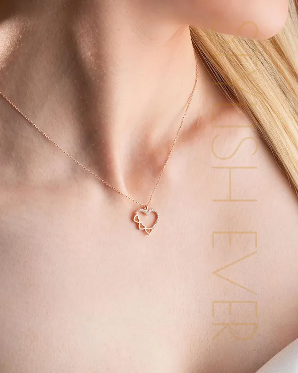 Miniature_Heart_Chain_For_Women|_SILVER_925