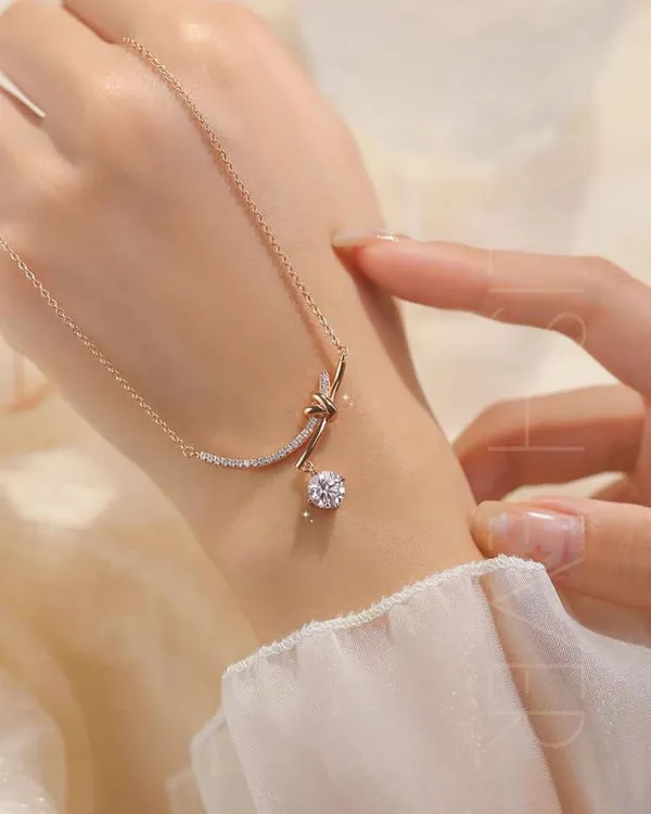 Diamond_Drop_Necklace_Chain_For_Women|_SILVER_925