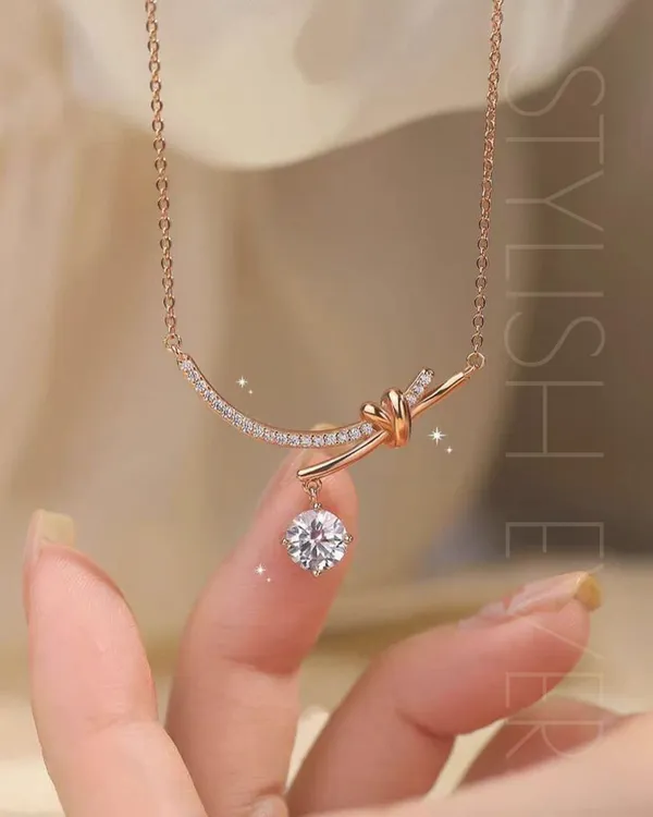 Diamond_Drop_Necklace_Chain_For_Women|_SILVER_925