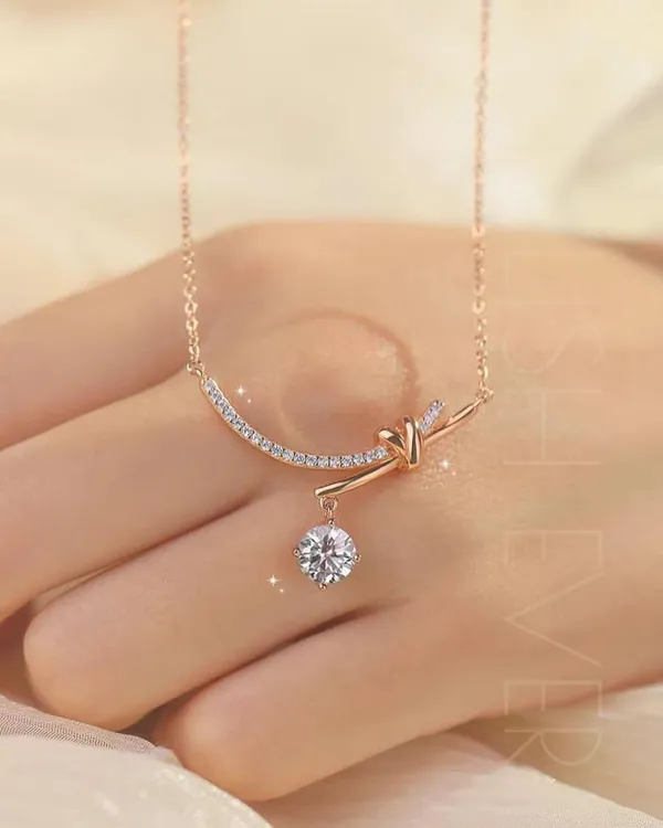 Diamond_Drop_Necklace_Chain_For_Women|_SILVER_925