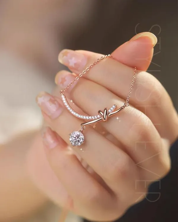 Diamond_Drop_Necklace_Chain_For_Women|_SILVER_925