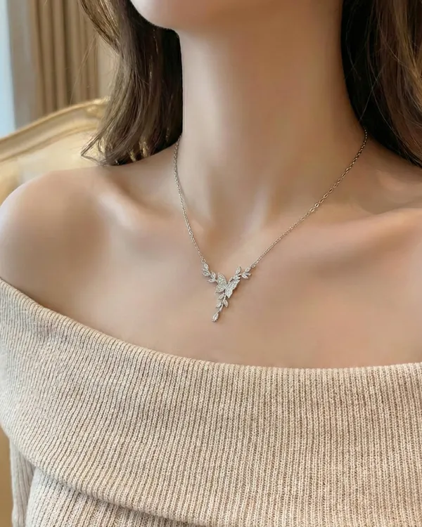 Floro_Butterfly_Chain_For_Women|_SILVER_925