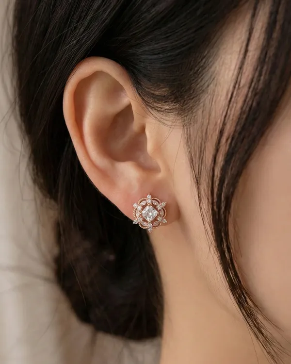 Majestic_Mosaic_Stud_For_Women|_SILVER_925