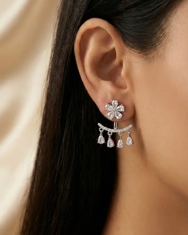 Floating_Floral_Earring_For_Women|_SILVER_925