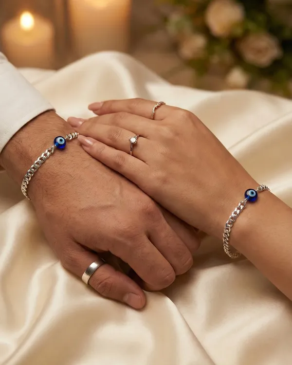 Evil__Couple_Bracelet_For_Women|_SILVER_925