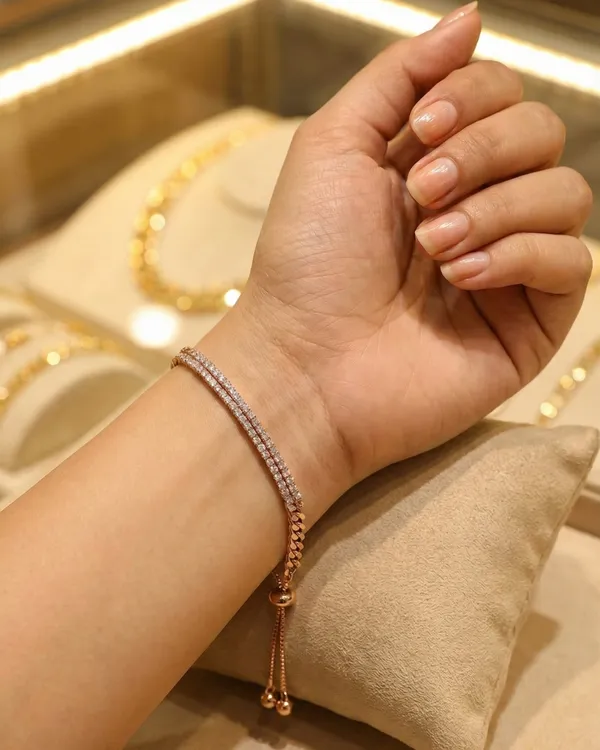 Diamond_Line_Bracelet_For_Women|_SILVER_925
