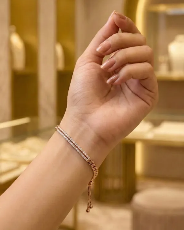 Diamond_Line_Bracelet_For_Women|_SILVER_925