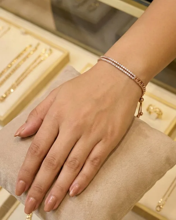 Diamond_Line_Bracelet_For_Women|_SILVER_925