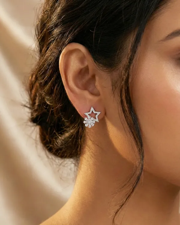 Celestial_Star_Earring_For_Women|_SILVER_925