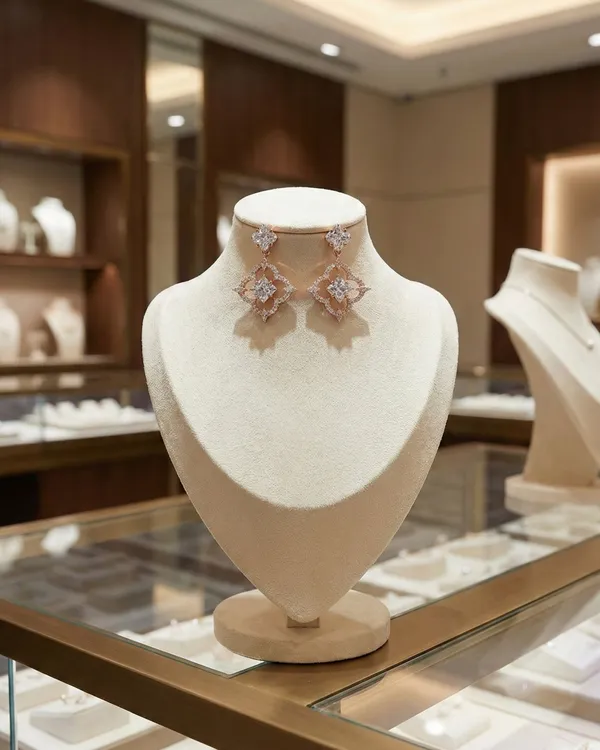 Crystal_Lattice_Drops_For_Women|_SILVER_925