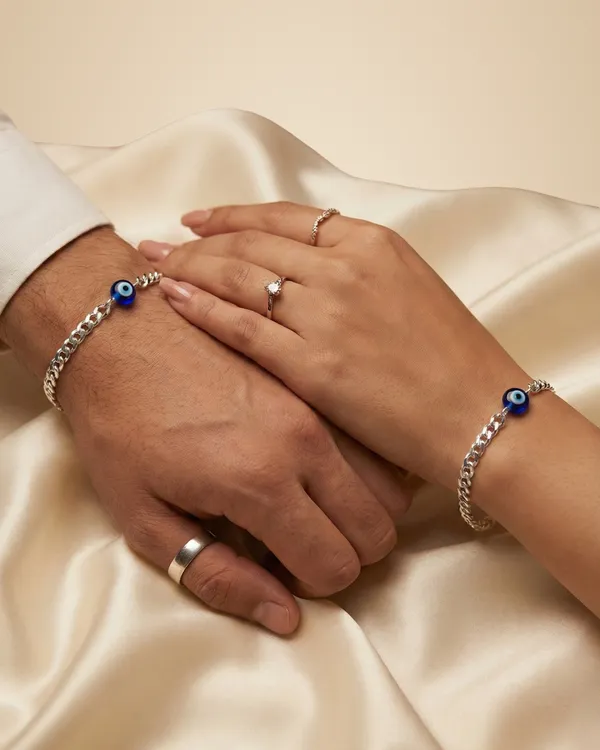 Evil__Couple_Bracelet_For_Women|_SILVER_925