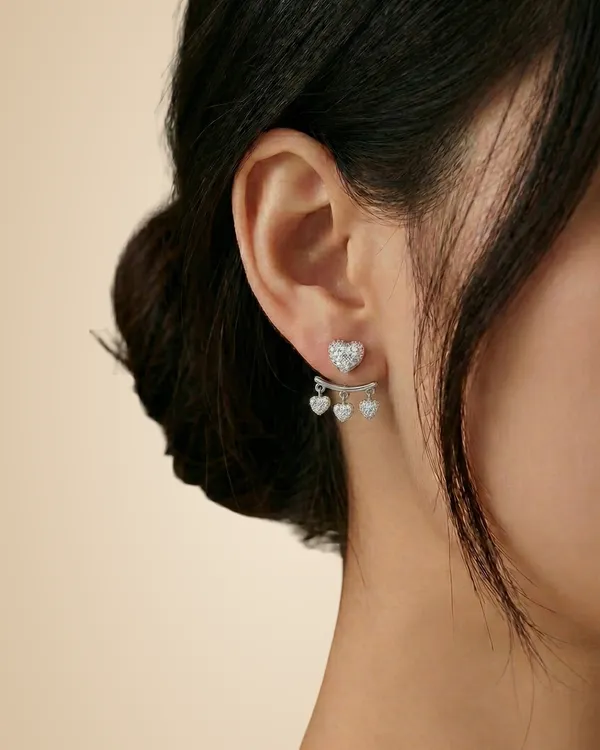 Triple_Heart_Drop_Earring_For_Women_|_SILVER_PURE_925