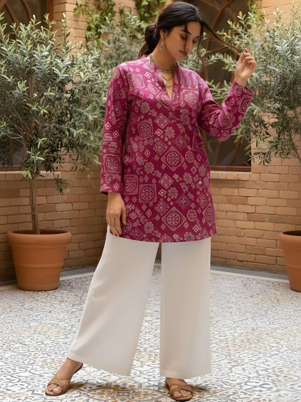 Purple_Rayon_Abstract_Printed_Kurti