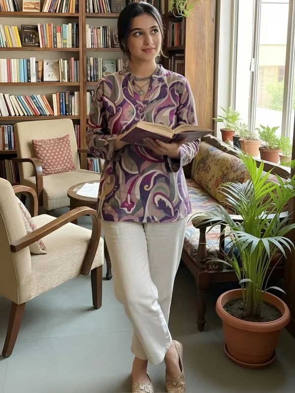 Purple_Cotton_Abstract_Printed_Kurti
