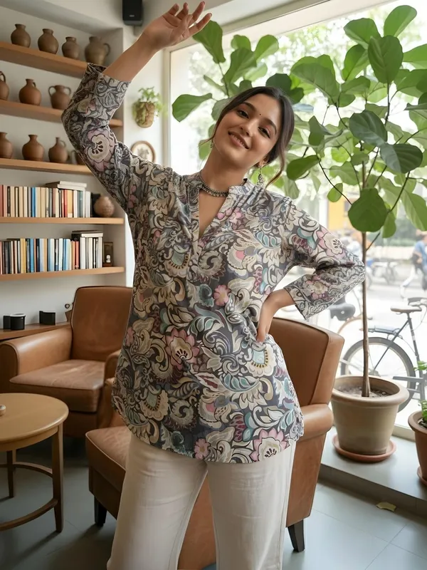 Multi_Cotton_Floral_Printed_Kurti