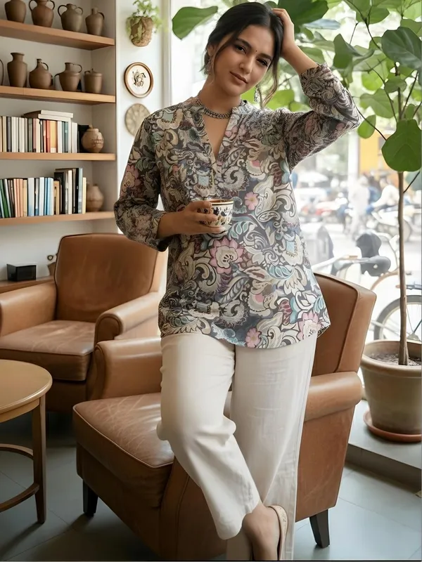 Multi_Cotton_Floral_Printed_Kurti