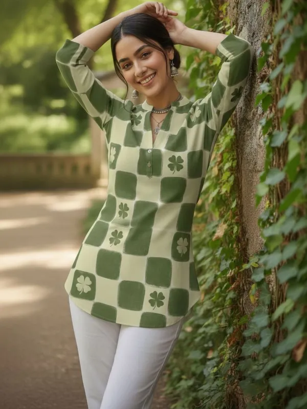 Green_Cotton_Floral_Printed_Kurti