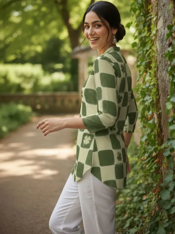 Green_Cotton_Floral_Printed_Kurti