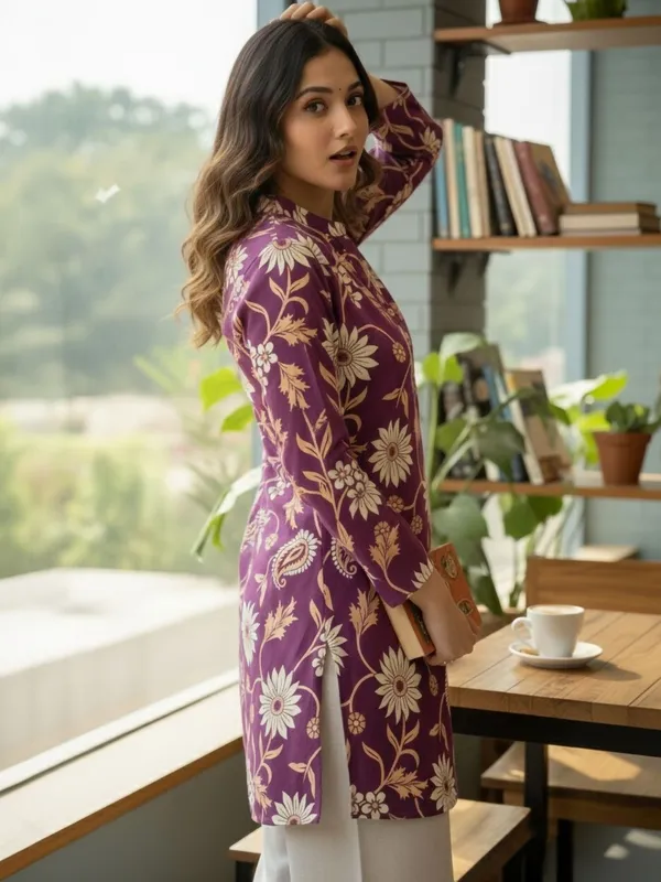 Purple_Cotton_Abstract_Printed_Kurti