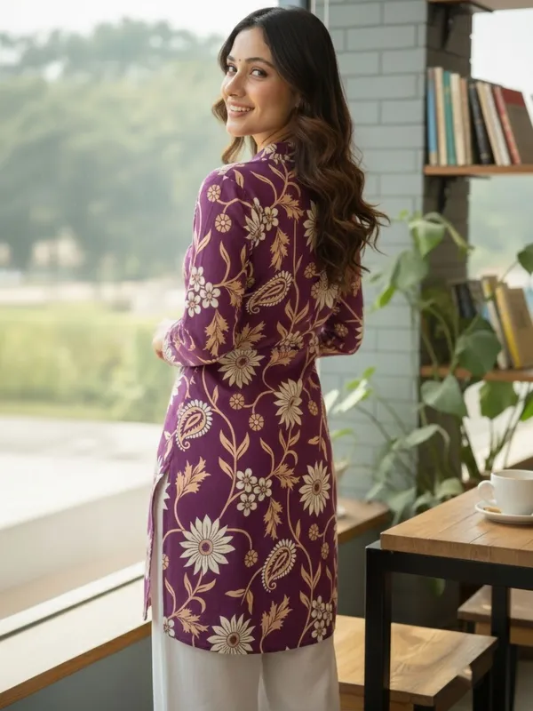 Purple_Cotton_Abstract_Printed_Kurti