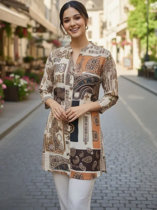 Multi_Cotton_Abstract_Printed_Kurti