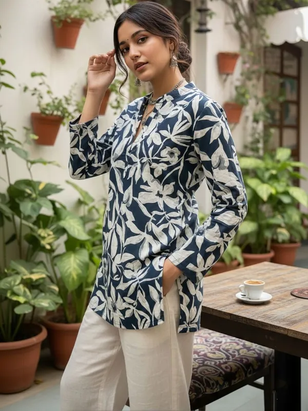 Purple_Cotton_Floral_Printed_Kurti