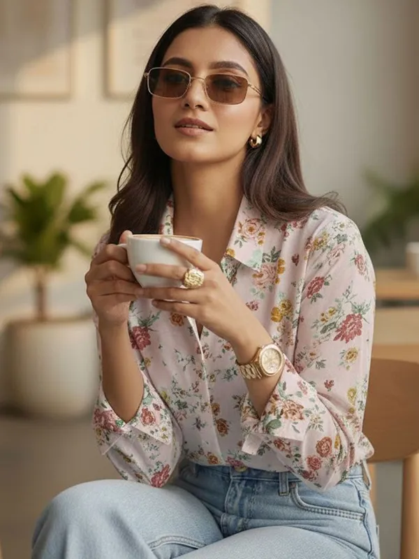 Pink_Rayon_Floral_Printed_Shirt