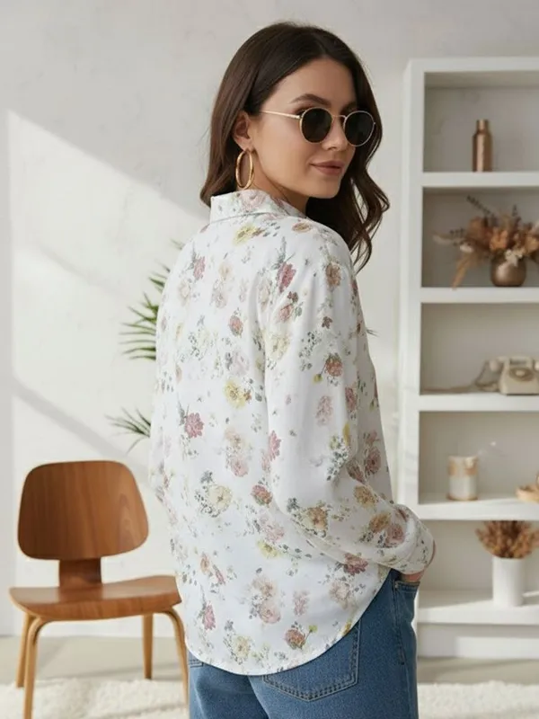 Cream_Rayon_Floral_Printed_Shirt