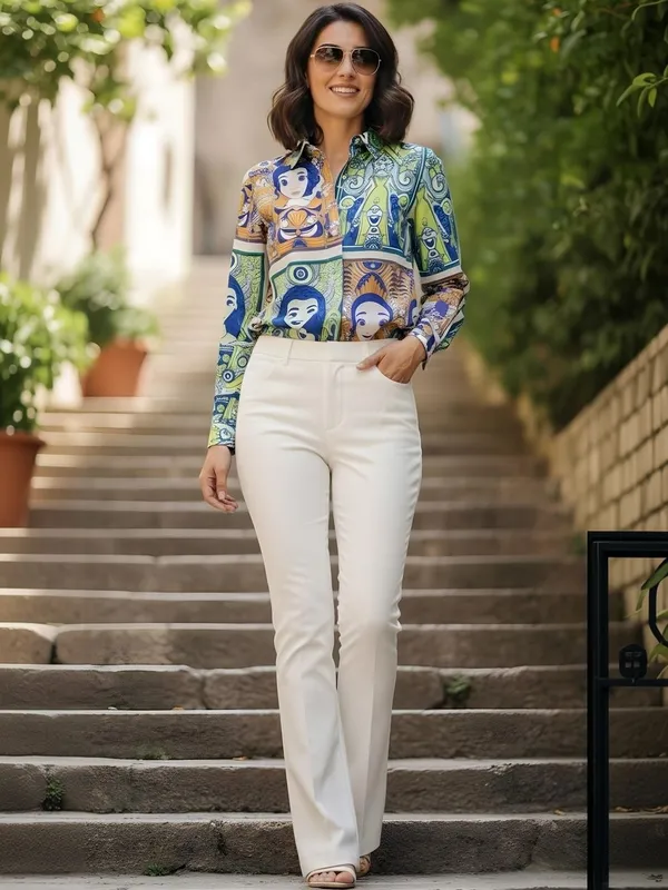 Bright_Green_&_Blue_Cotton_Maiolica_Print_Shirt
