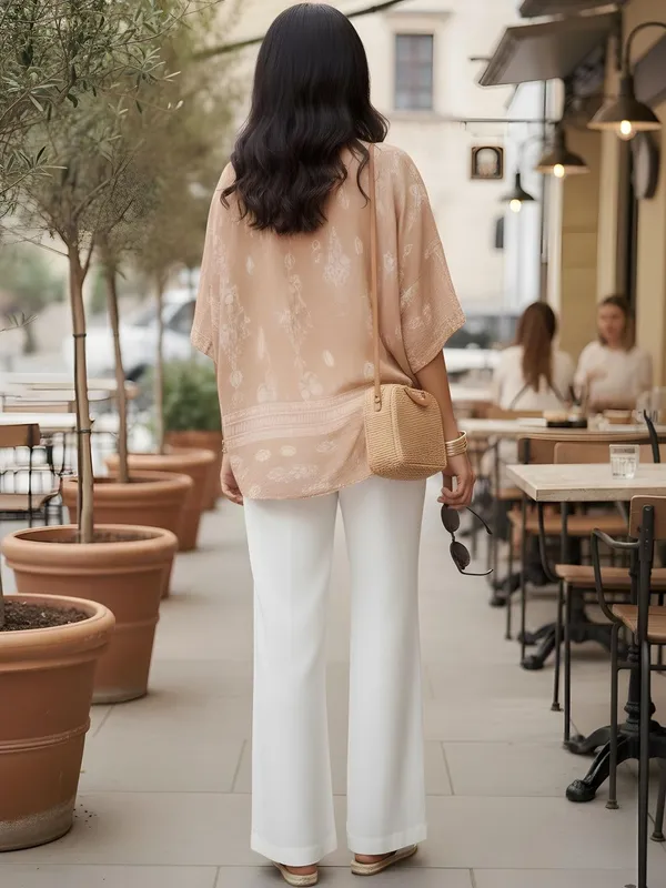 Brown_Linen_Ikat_Printed_oversized_Shirt