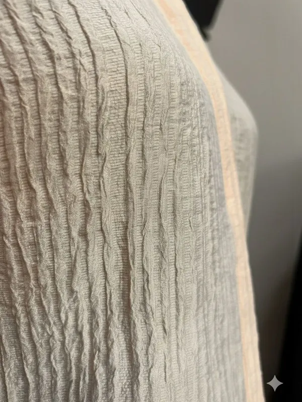 Beige_Poly_Silk_Ribbed_Printed_Shirts