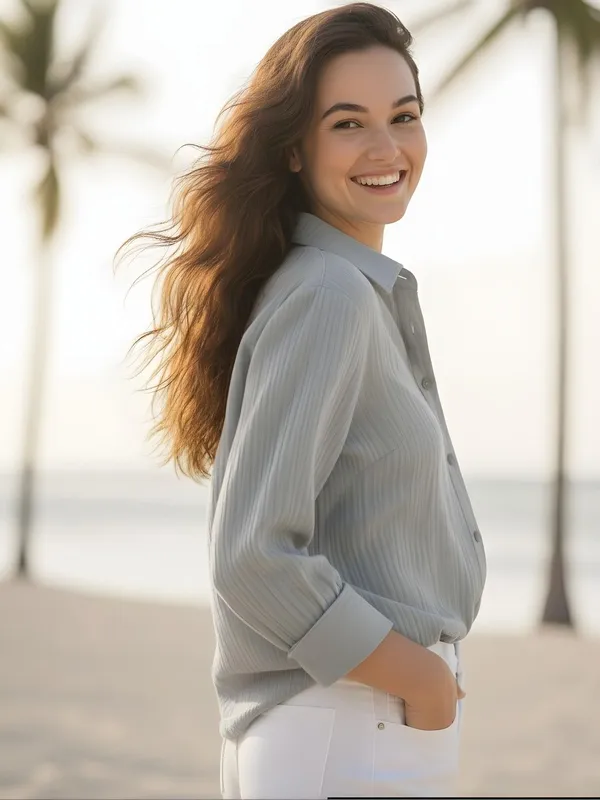Grey_Silk_Blend_Solid_Shirts