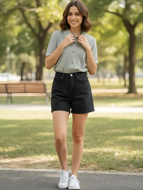 Green_Polyester_Textured_Shirts