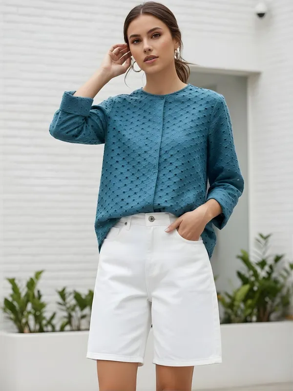Blue_Cotton_Schiffli_Top