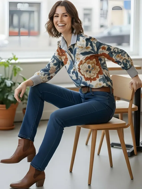 Blue_&_Cream_Cotton_Floral_Printed_Shirts