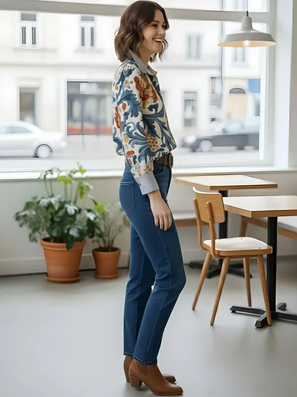 Blue_&_Cream_Cotton_Floral_Printed_Shirts