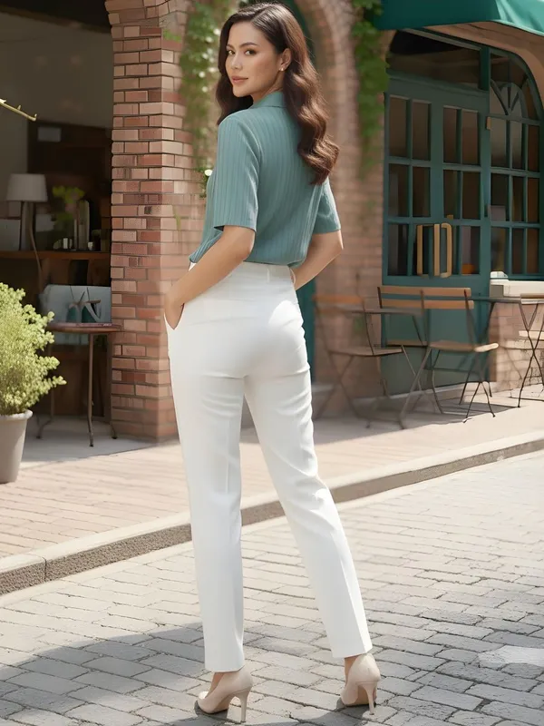 Sea_Green_Polyester_Solid_Shirt