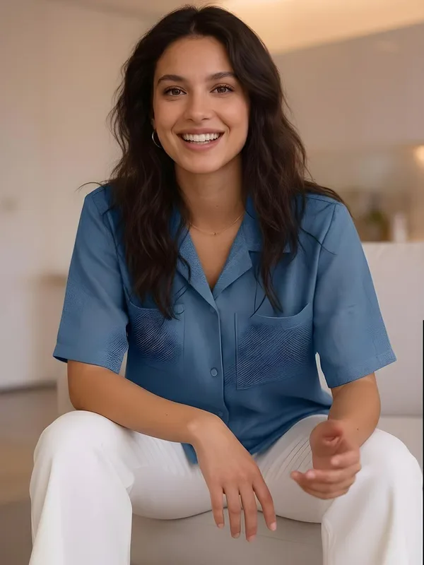 Light_Blue_Cotton_Jute_Self_Design_Shirts