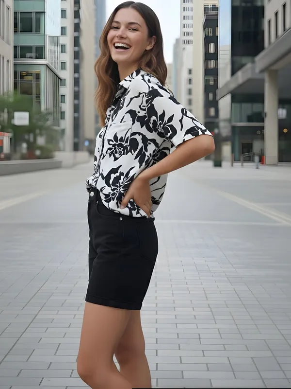 Black_&_White_Polyester_Abstract_Printed_Shirts