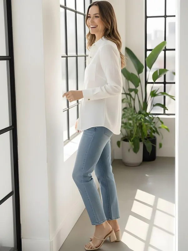 White_Linen_Solid_Shirt