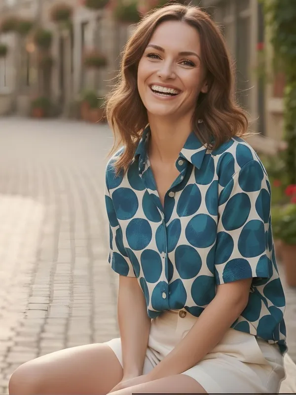 Blue_Crepe_Polka_dot_Printed_Top