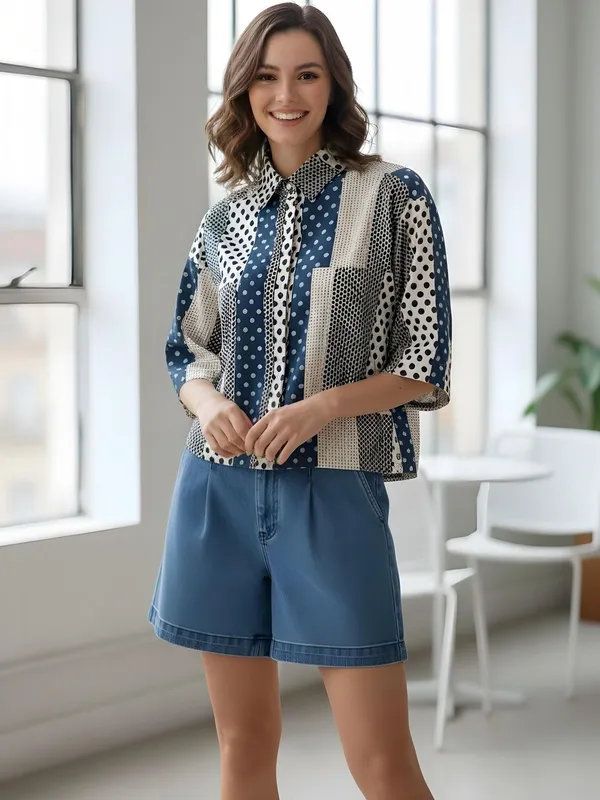 Blue_Cotton_Polka_Dot_Printed_Shirts